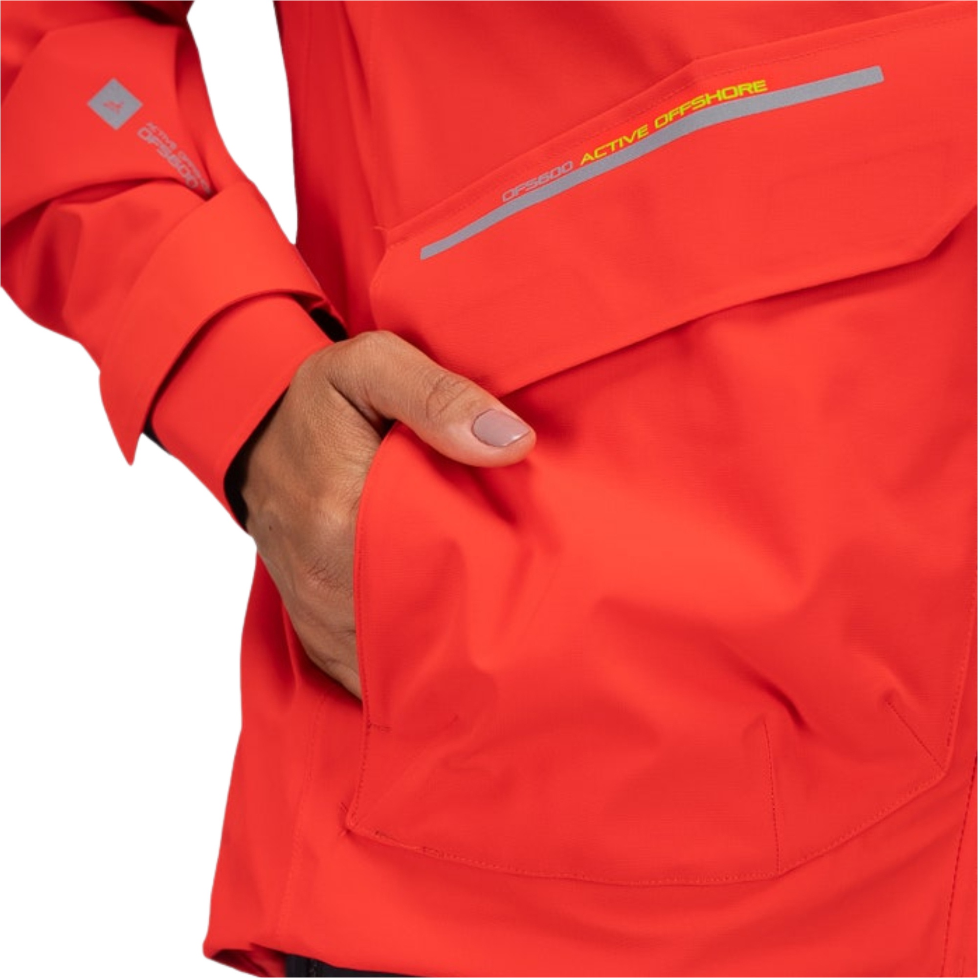 2026 Zhik Womens OFS600 Offshore Cruising Sailing Jacket JKT-0600-W-FRD - Flame Red